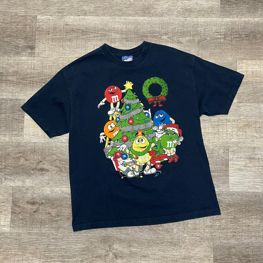 Vintage M&M’s Christmas Shirt Size XL