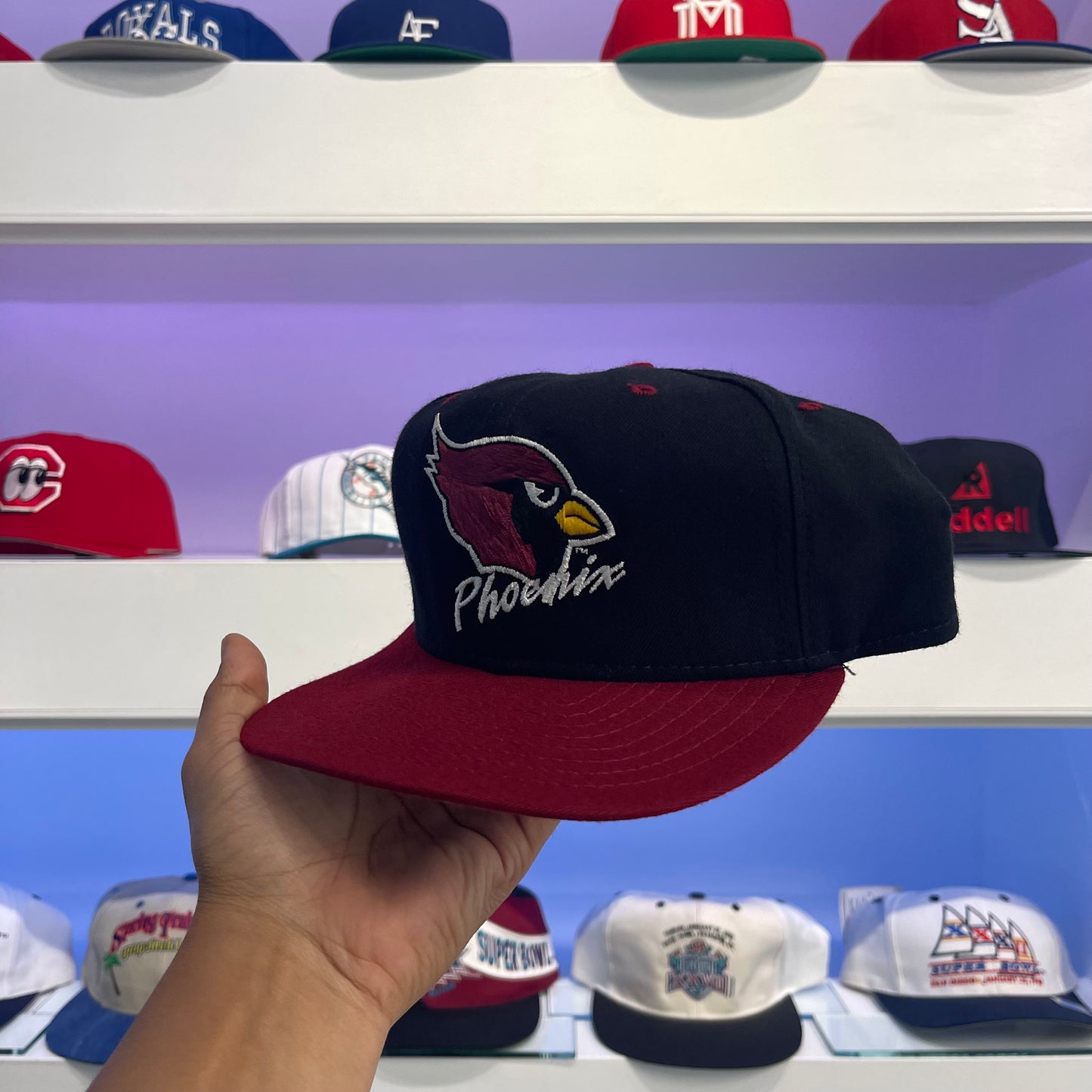 Vintage 1990s Phoenix Cardinals Wool Snap Back