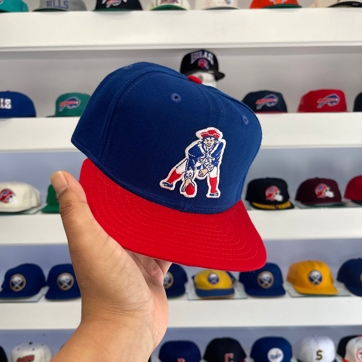 Vintage 1990s NFL New England Patriots Wool Snap Back