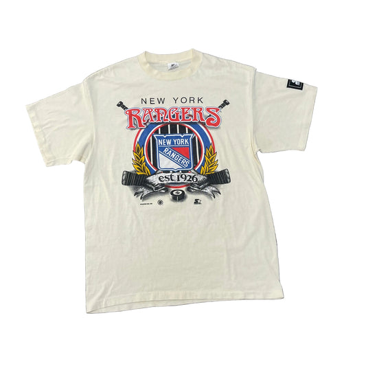 Vintage 1990s NHL New York Rangers Starter Shirt Size XL
