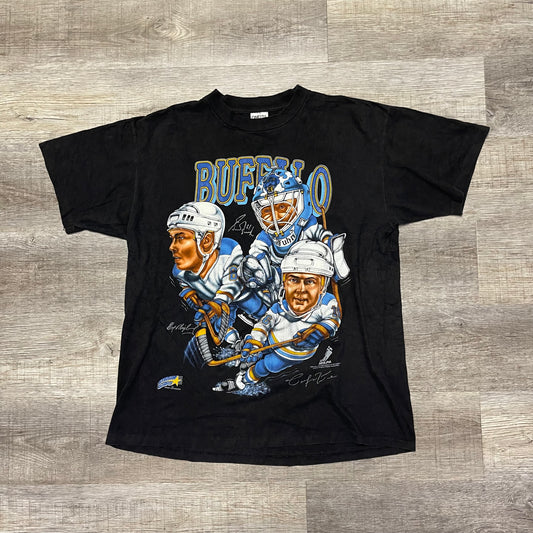 Vintage 1990s NHL Buffalo Sabres Xplosion T-Shirt Size XL