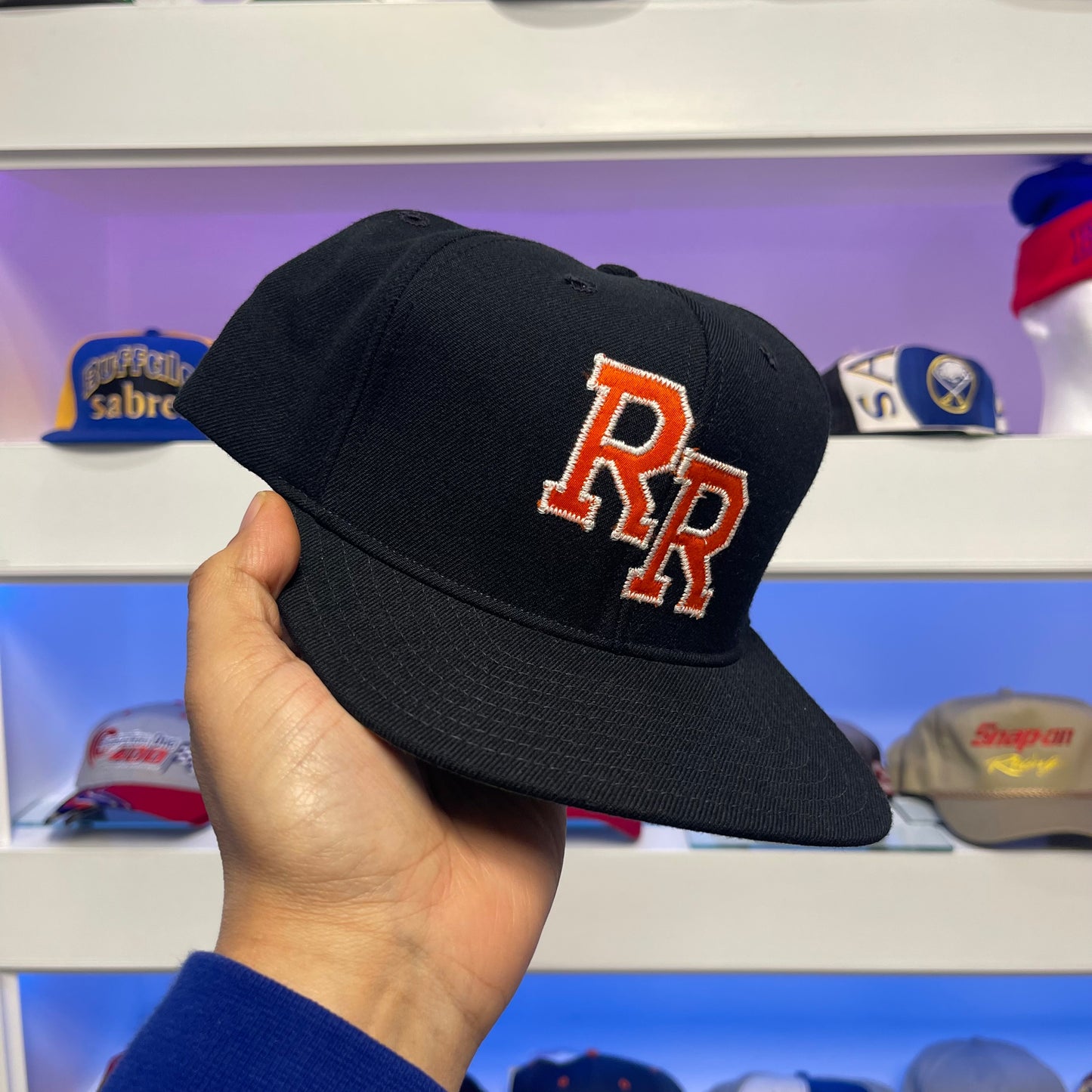 Vintage RR New Era Wool Snap Back