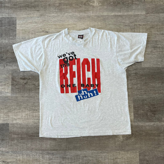 90s Vintage Frank Reich Buffalo Bills We've Got the Reich One Baby Uh Huh! Size XL