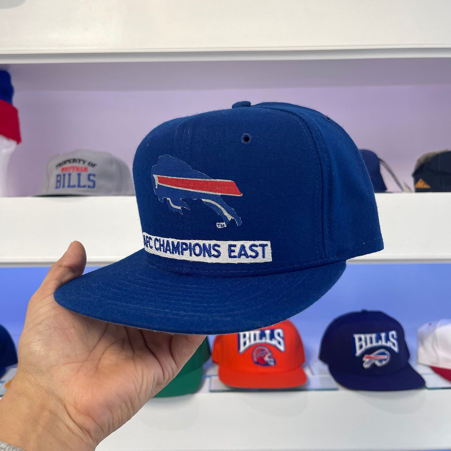 Vintage Buffalo Bills AFC Champions East Wool Snap Back