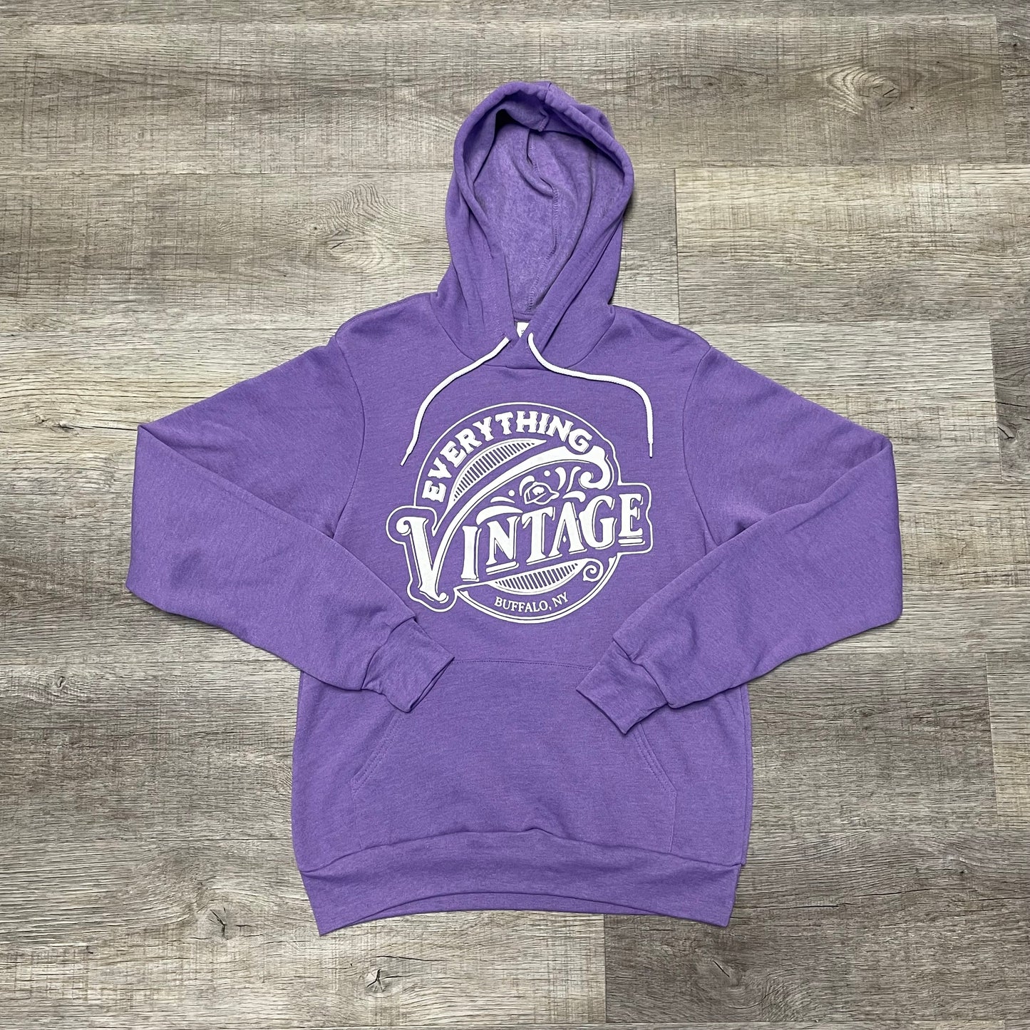 Everything Vintage Purple Hoodie Size Small