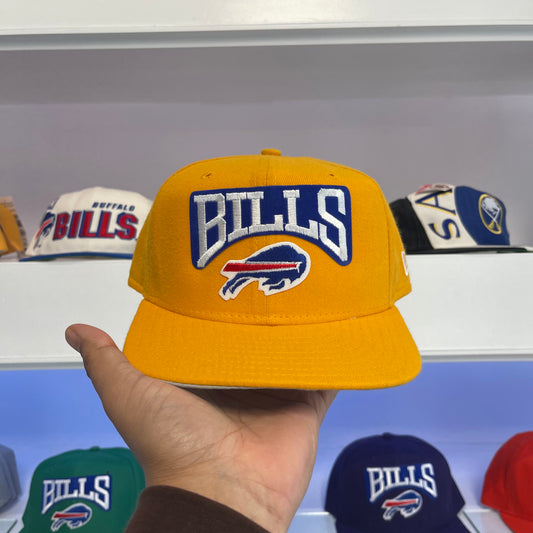 1990s Buffalo Bills Yellow Wool Snap Back