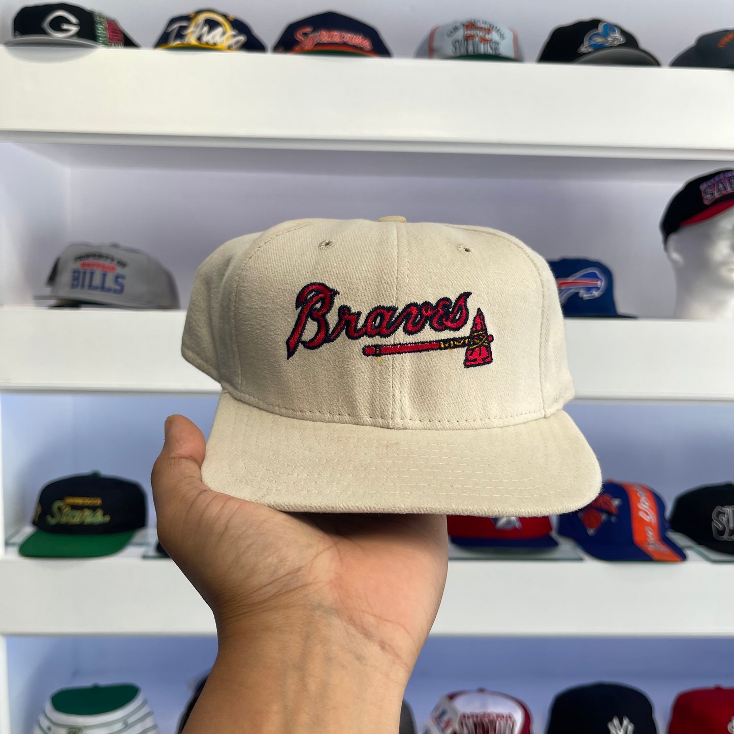 Vintage 1990s Atlanta Braves MLB Snap Back