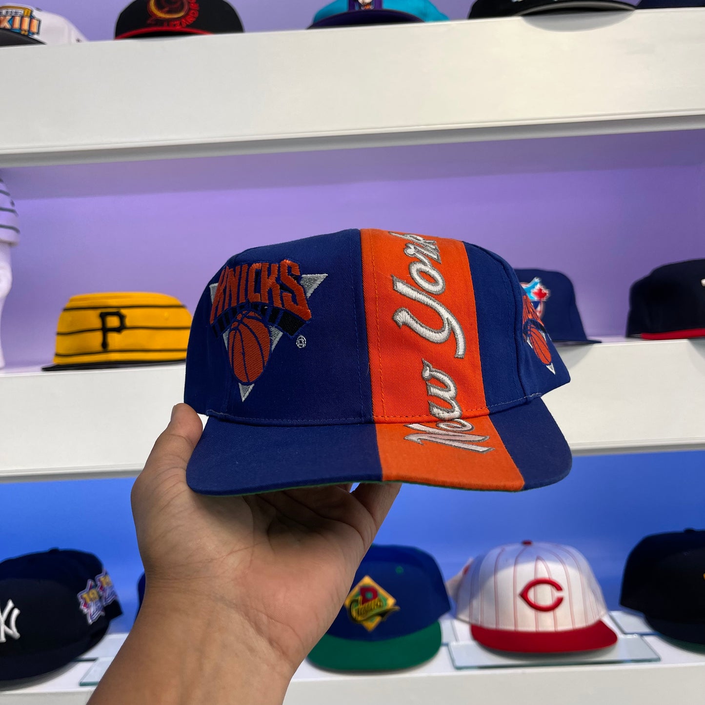 Vintage 90s New York Knicks Sports Specialties Snap Back