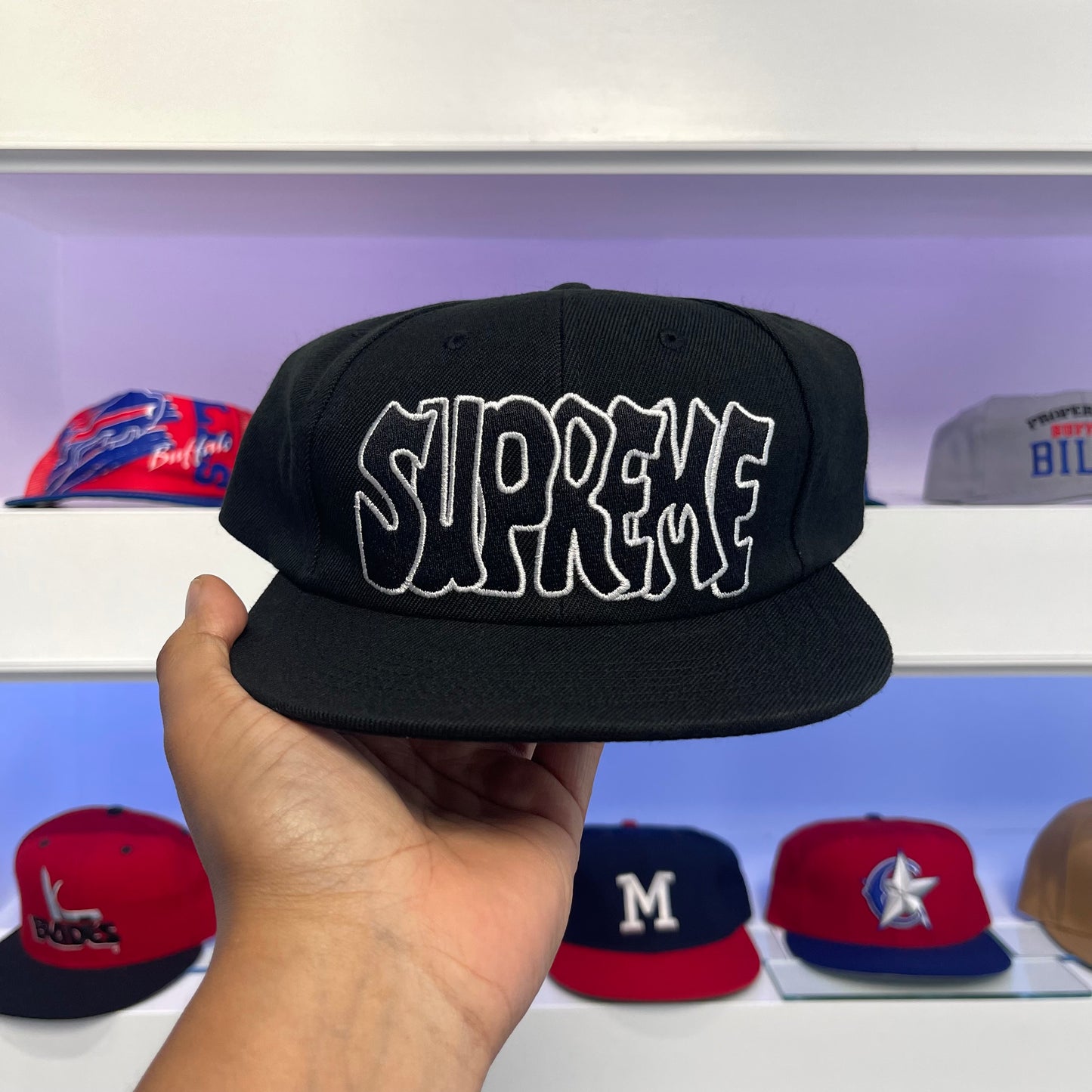 Supreme Creep 6-Panel Black Snap Back