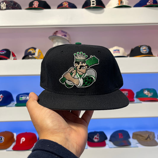 Vintage 1990s MiLB Clinton LumberKings Wool Snap Back