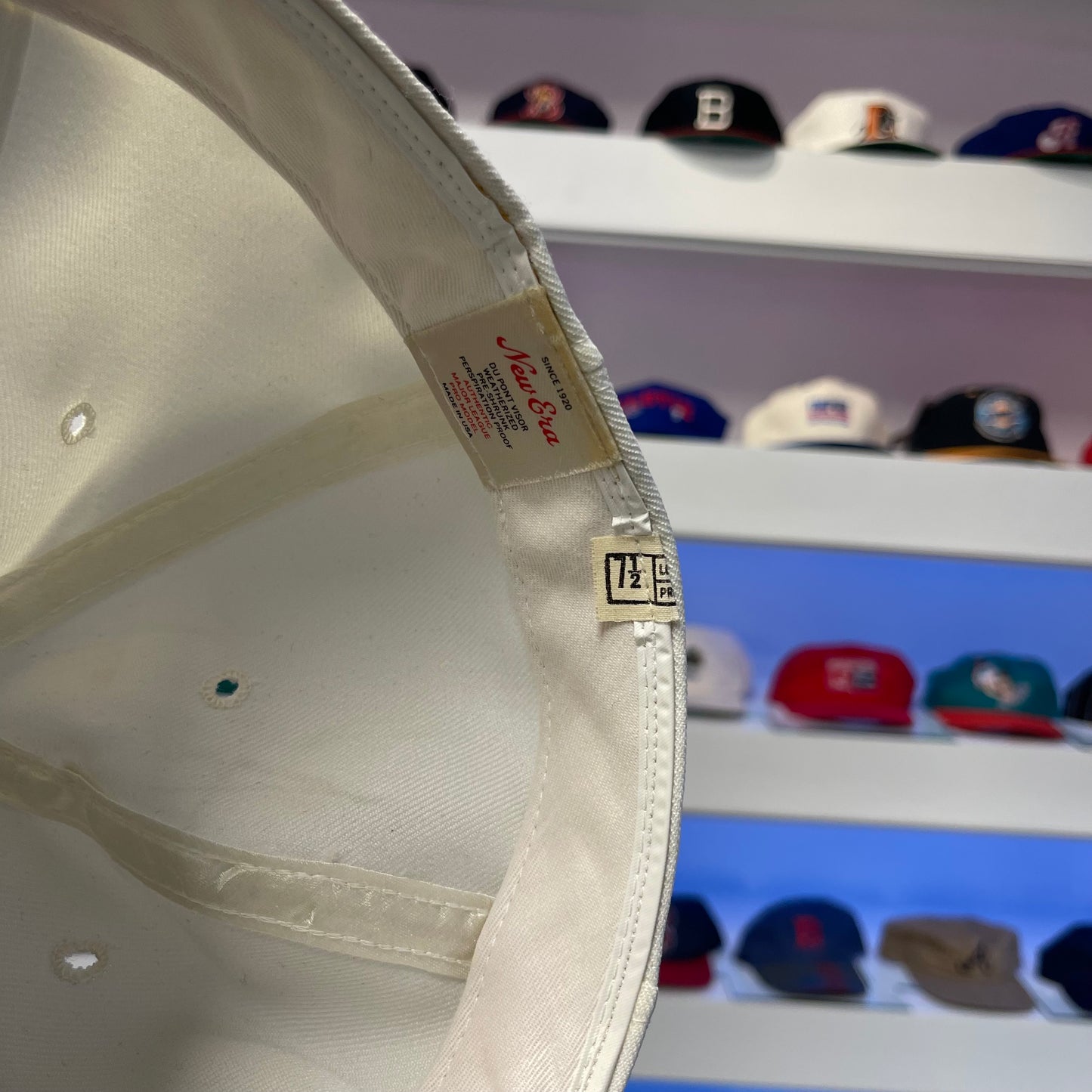 Vintage MLB Oakland Athletics Wool Fitted Size 7 1/2