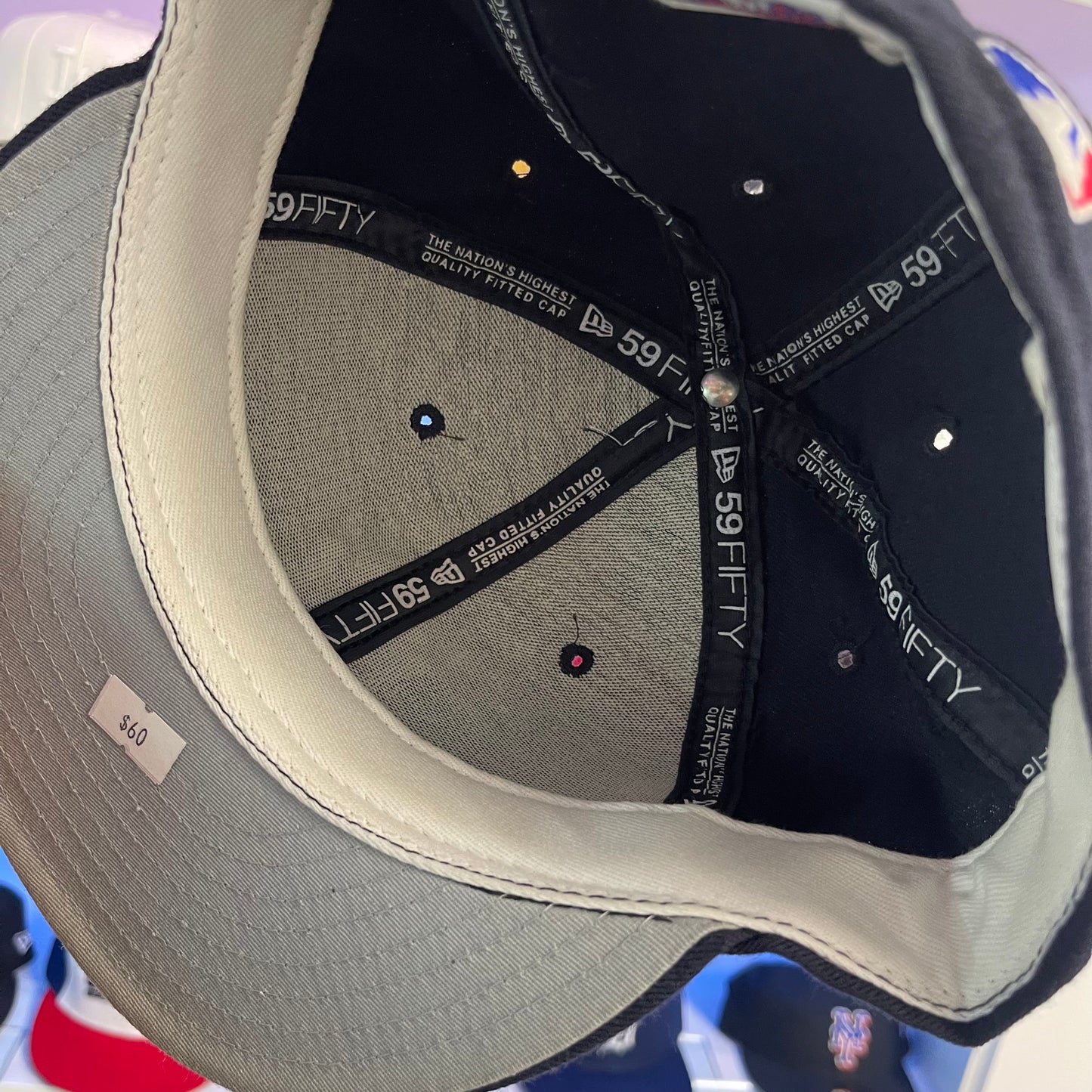 Vintage New York Yankees 59fifty New Era Fitted Size 7 5/8