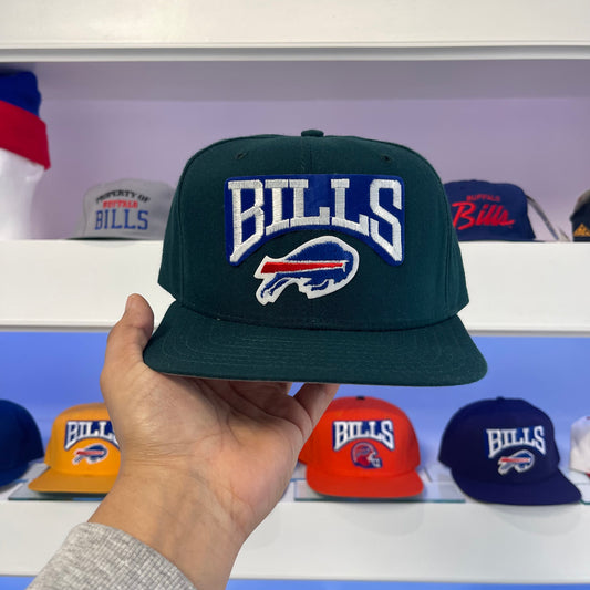 1990s Buffalo Bills Forest Green Wool Snap Back