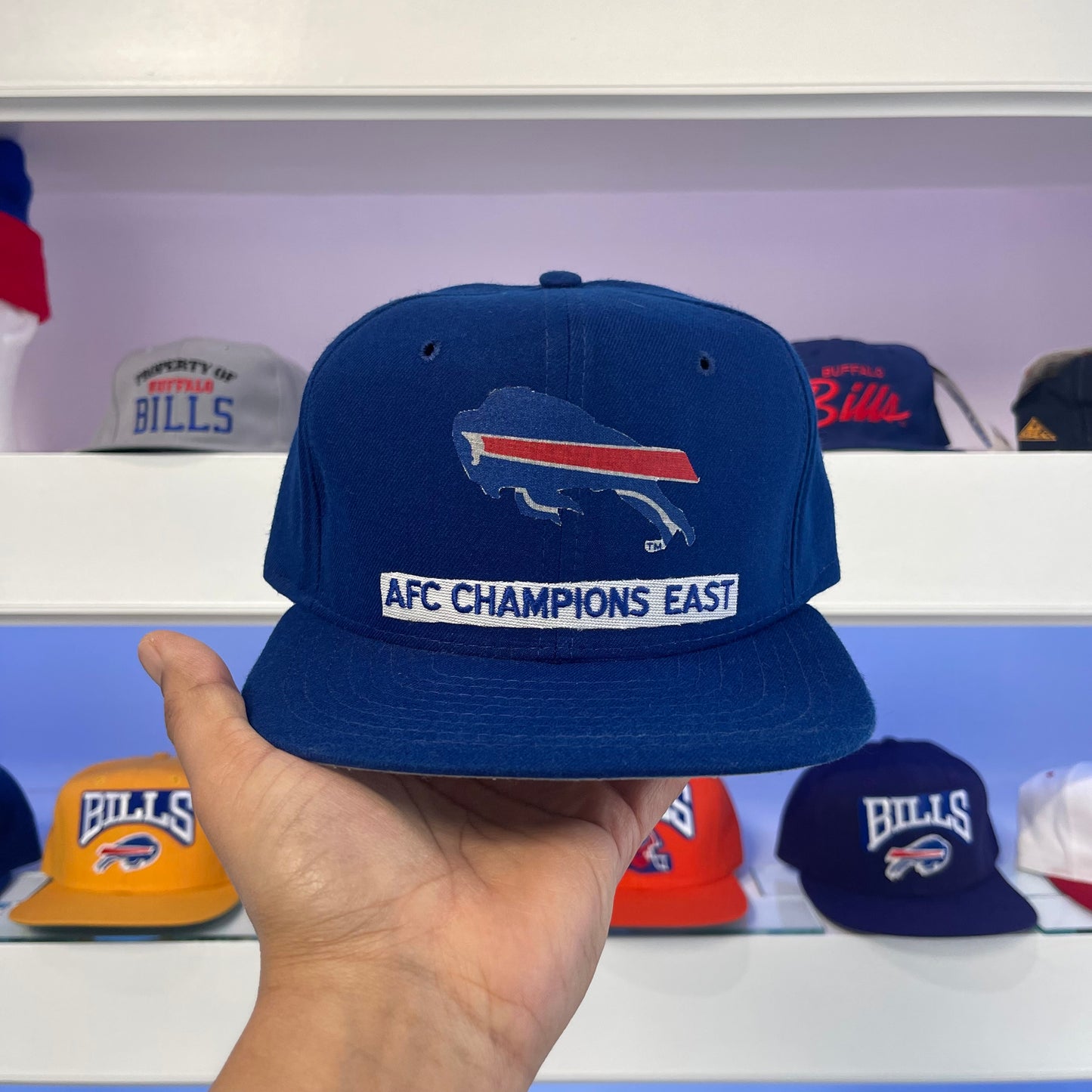 Vintage Buffalo Bills AFC Champions East Wool Snap Back