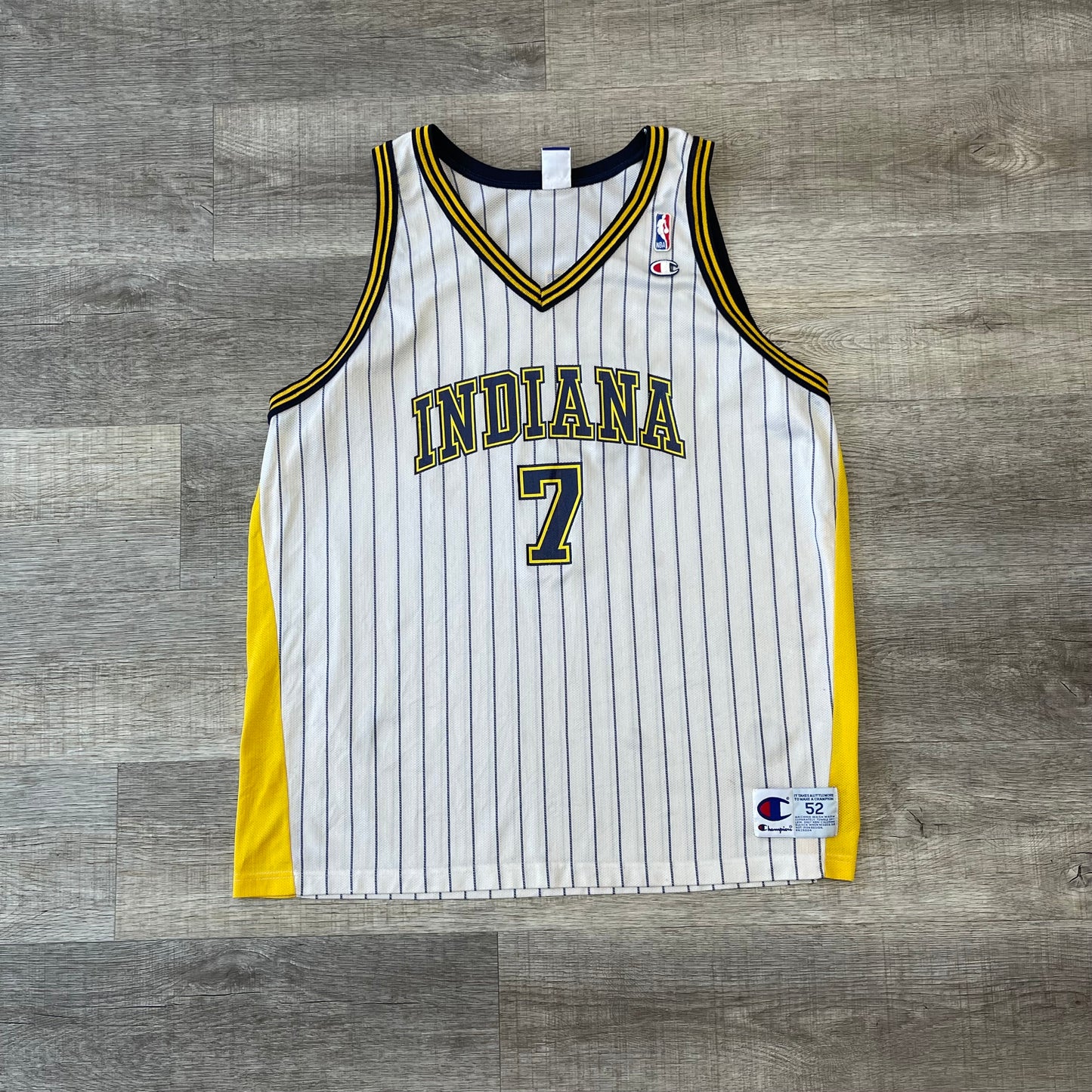 Vintage NBA Jermaine O’Neal Indiana Pacers Champion Jersey Size 52 XXL
