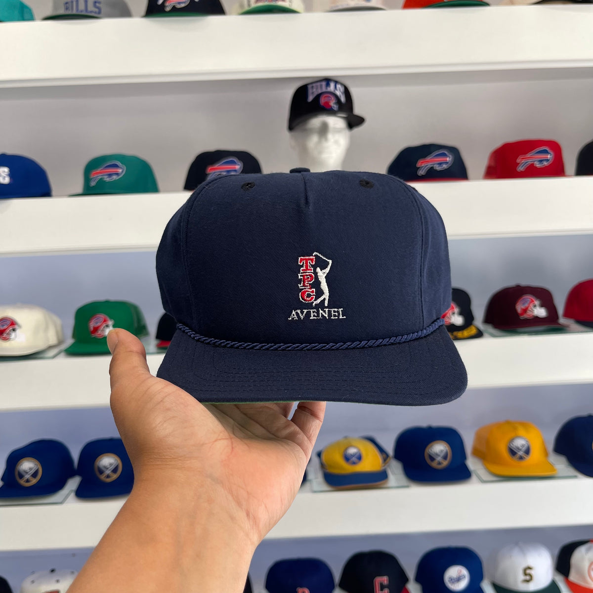 Vintage TPC Avenel Golf Rope Hat – Navy Blue