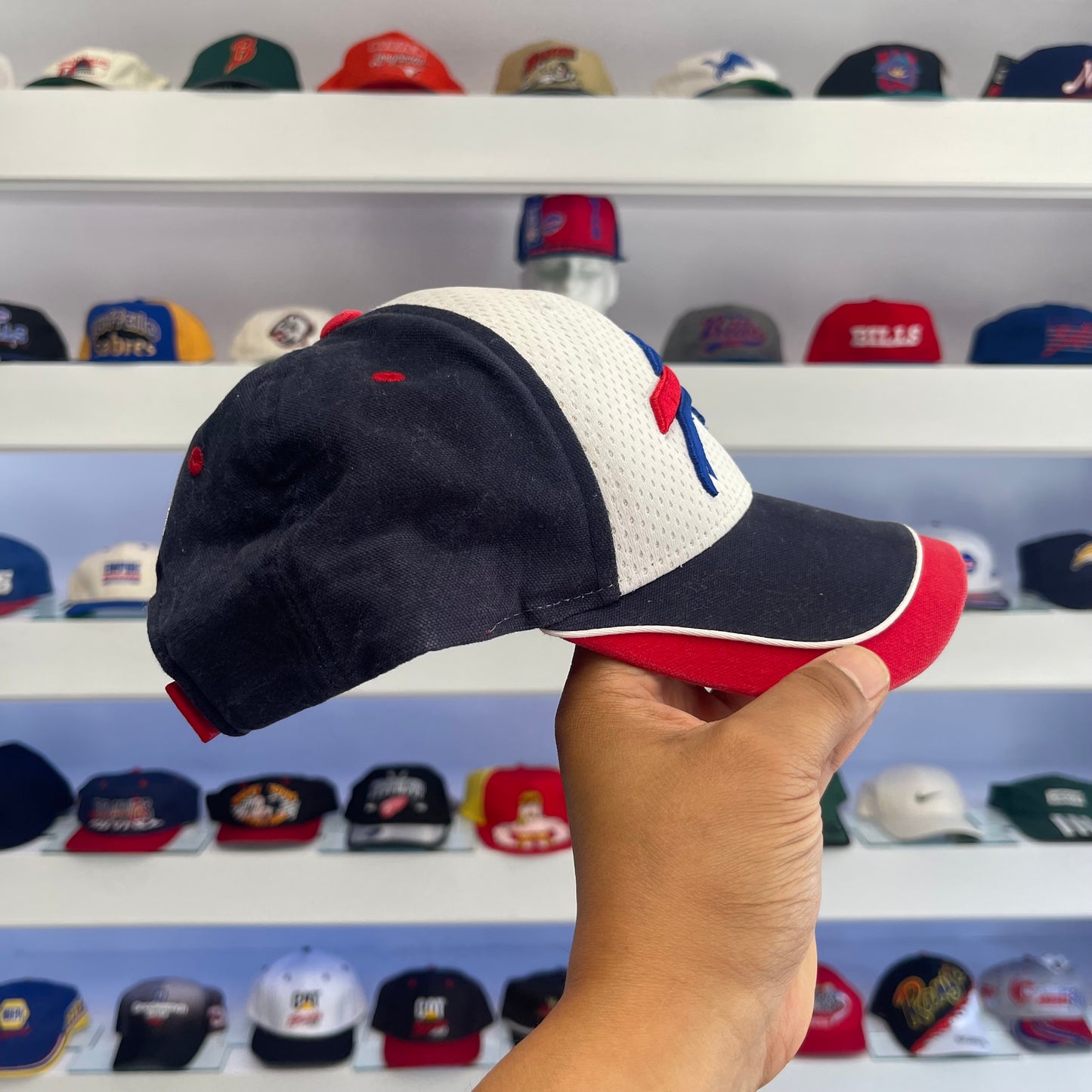 Vintage Y2k Buffalo Bills Reebok Curve Brim Strap Back