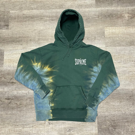 Supreme Everlast Tie Dye Hoodie Green Size Small