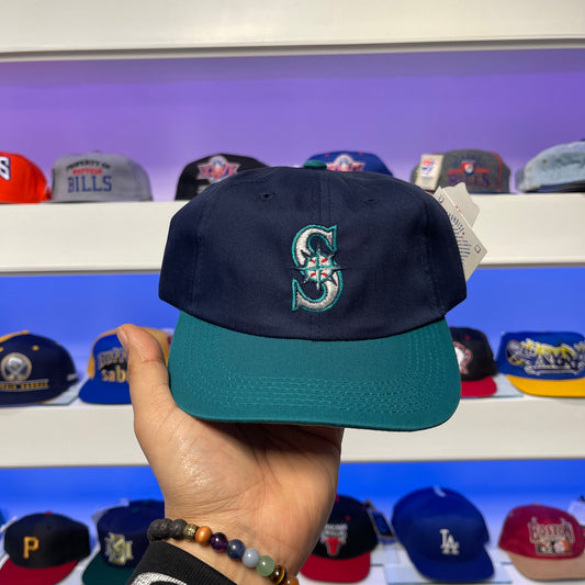 Vintage 1990s MLB Seattle Mariners Youth Size Snap Back New with Tags