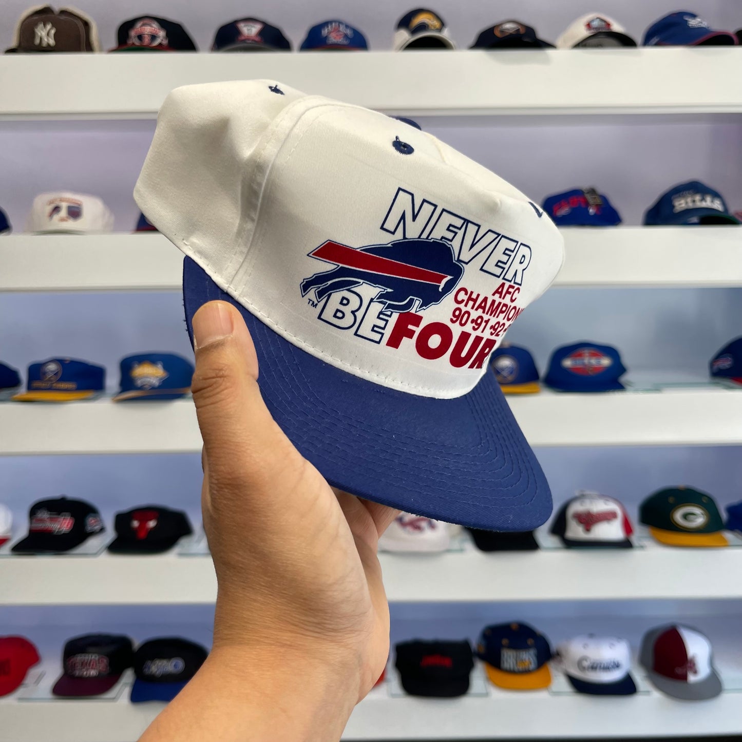 Vintage 1990s Buffalo Bills Never Be Four AFC Champions