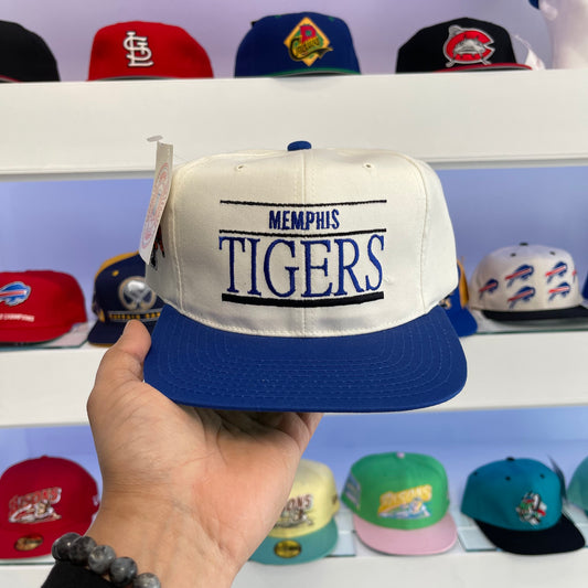 Vintage 1990s NCAA Memphis Tigers Twill Snap Back New with Tags