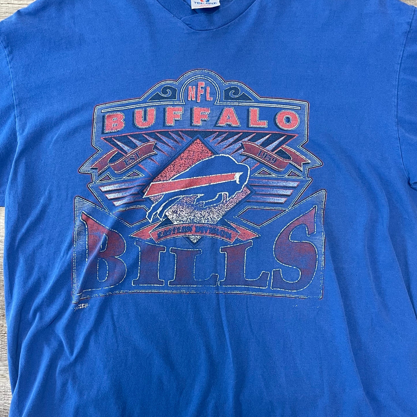 Vintage 1990s Buffalo Bills Trench Shirt Size XXX