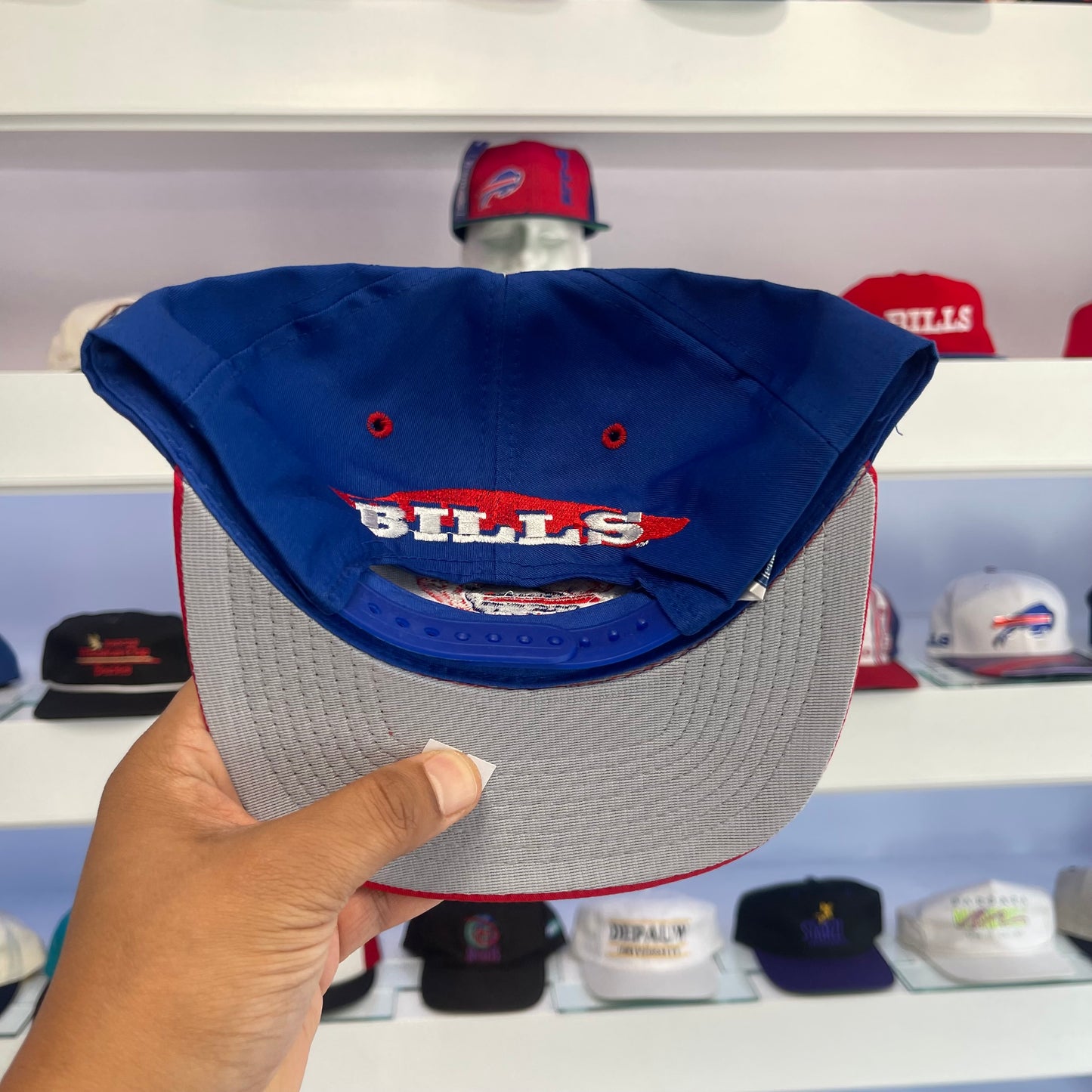 Vintage 1990s NFL Buffalo Bills Twill Snap Back New with Tags