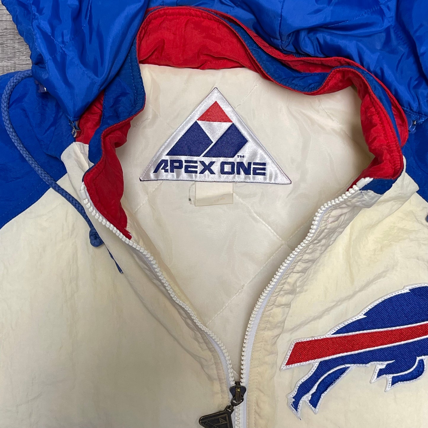 1990s Buffalo Bills Apex One Puffer Jacket Size XL