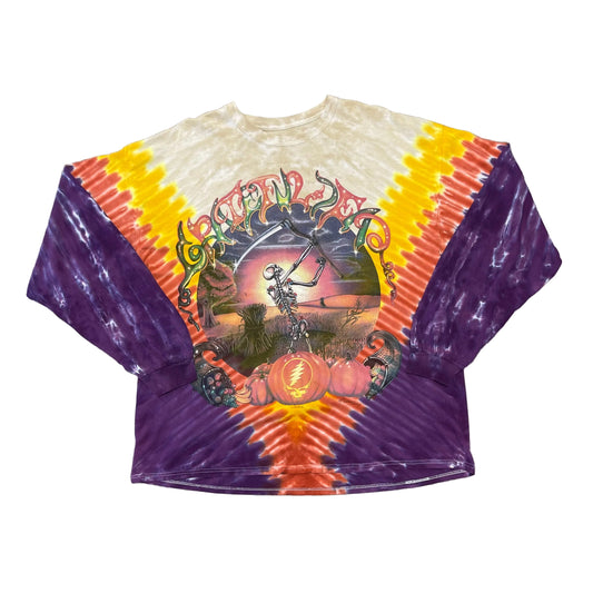 Vintage Y2K Grateful Dead Fall Tour "Harvester" Tie-Dye Long-Sleeve Size Large