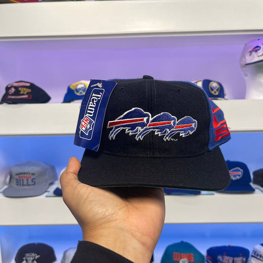 1990s Buffalo Bills Triple Logo Snap Back New with Tags