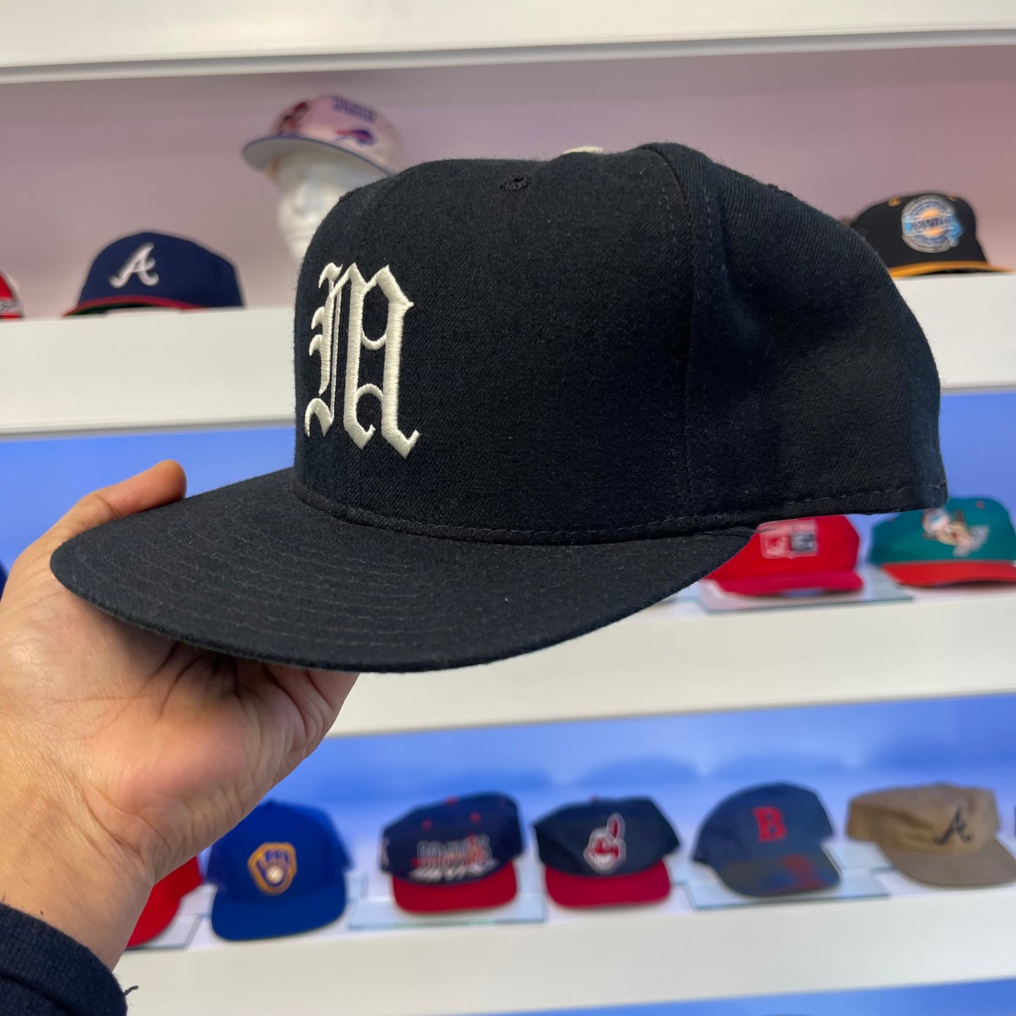 Vintage Old English “M” Wool Snap Back