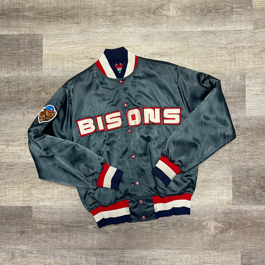 Vintage MiLB Buffalo Bisons Satin Jacket Size Medium