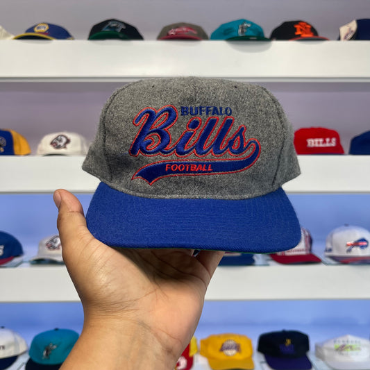 Vintage 1990s NFL Buffalo Bills Wool Starter Script Snap Back