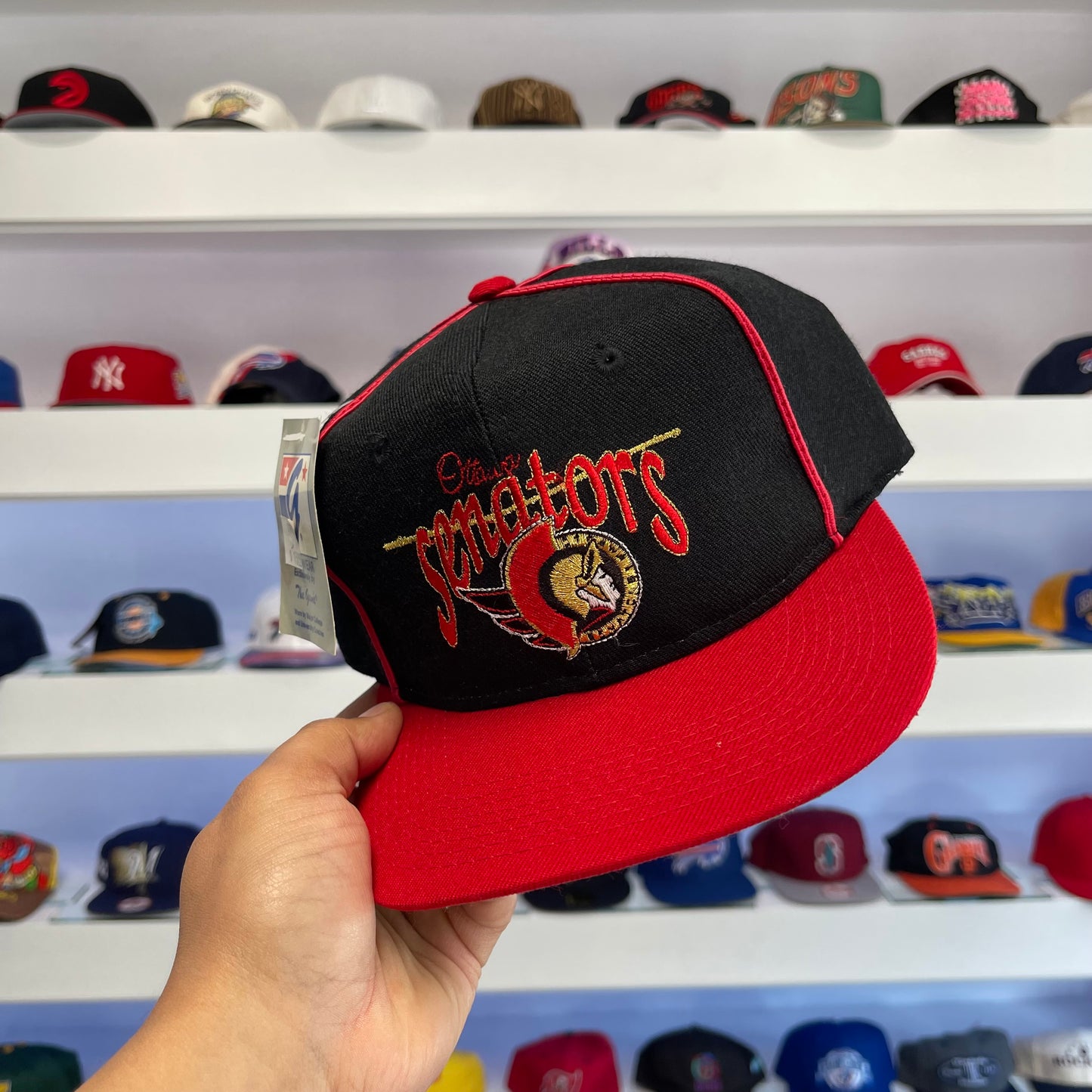 Vintage NHL Ottawa Senators Snap Back New with Tags