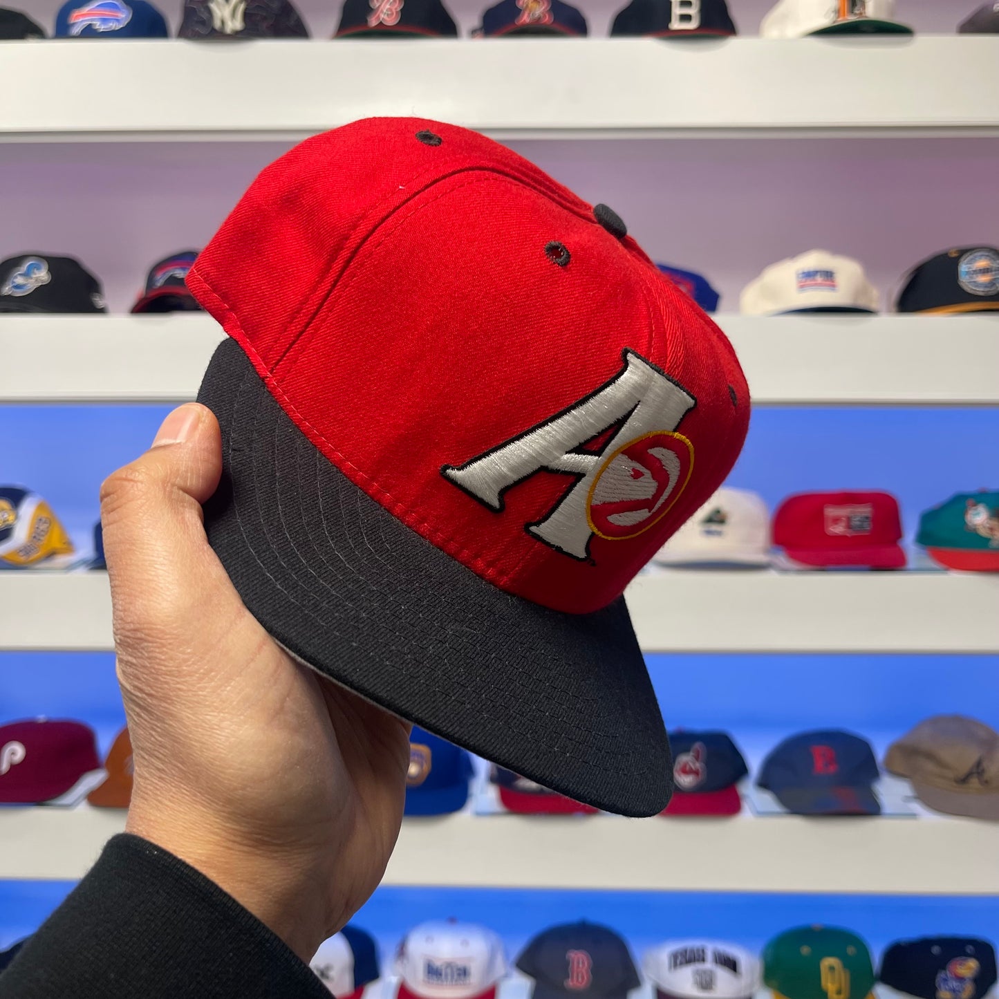 Vintage 1990s NBA Atlanta Hawks Wool Snap Back