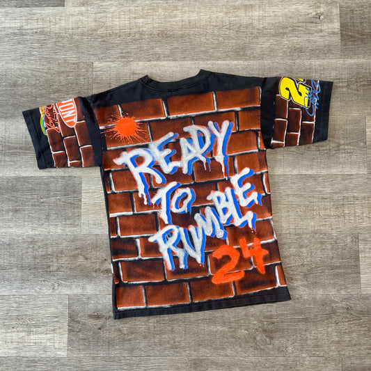 Vintage Jeff Gordon “Ready To Rumble” AOP NASCAR Shirt Size Medium
