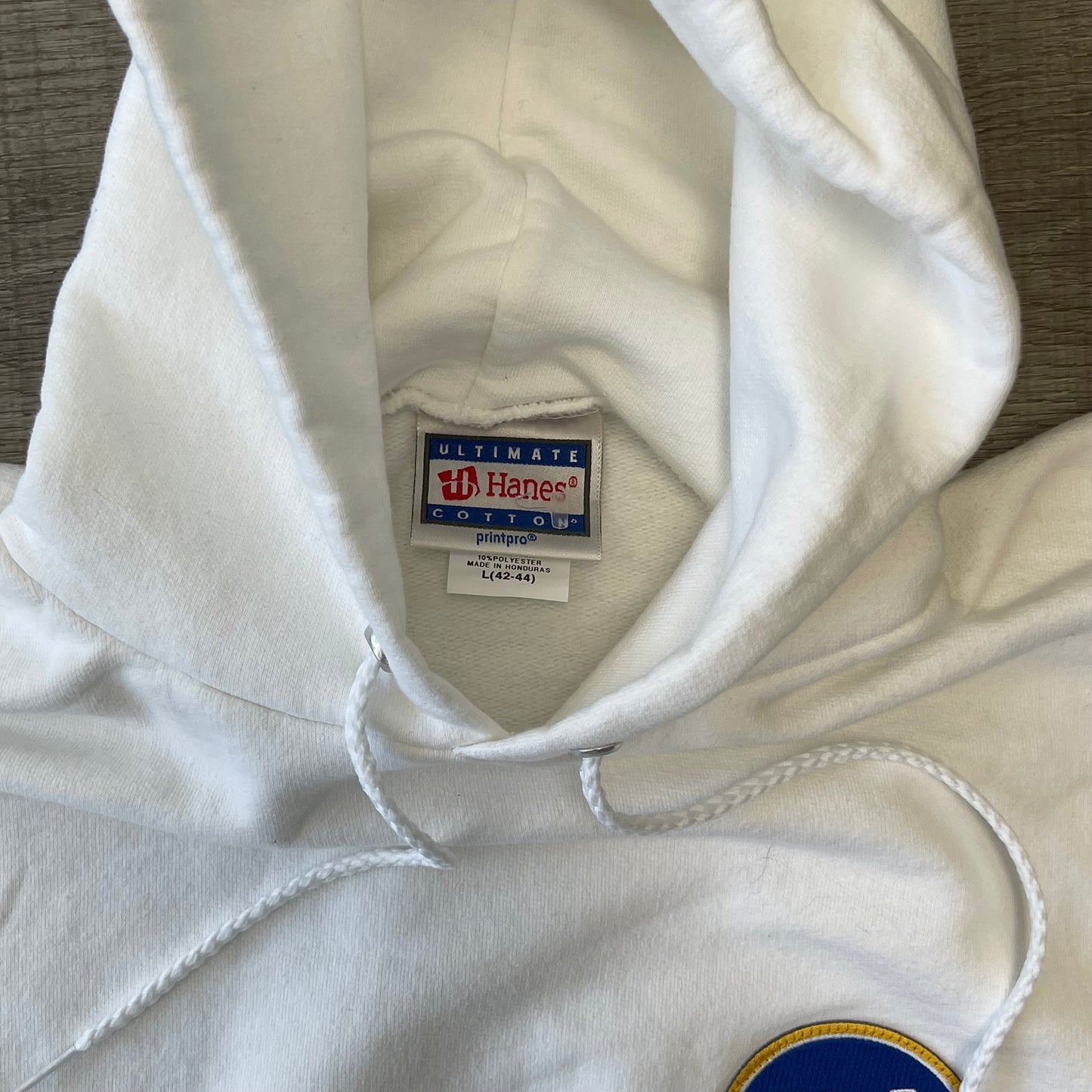 Vintage NHL Buffalo Sabres Announcer Rick Jeanneret Hoodie Size Large