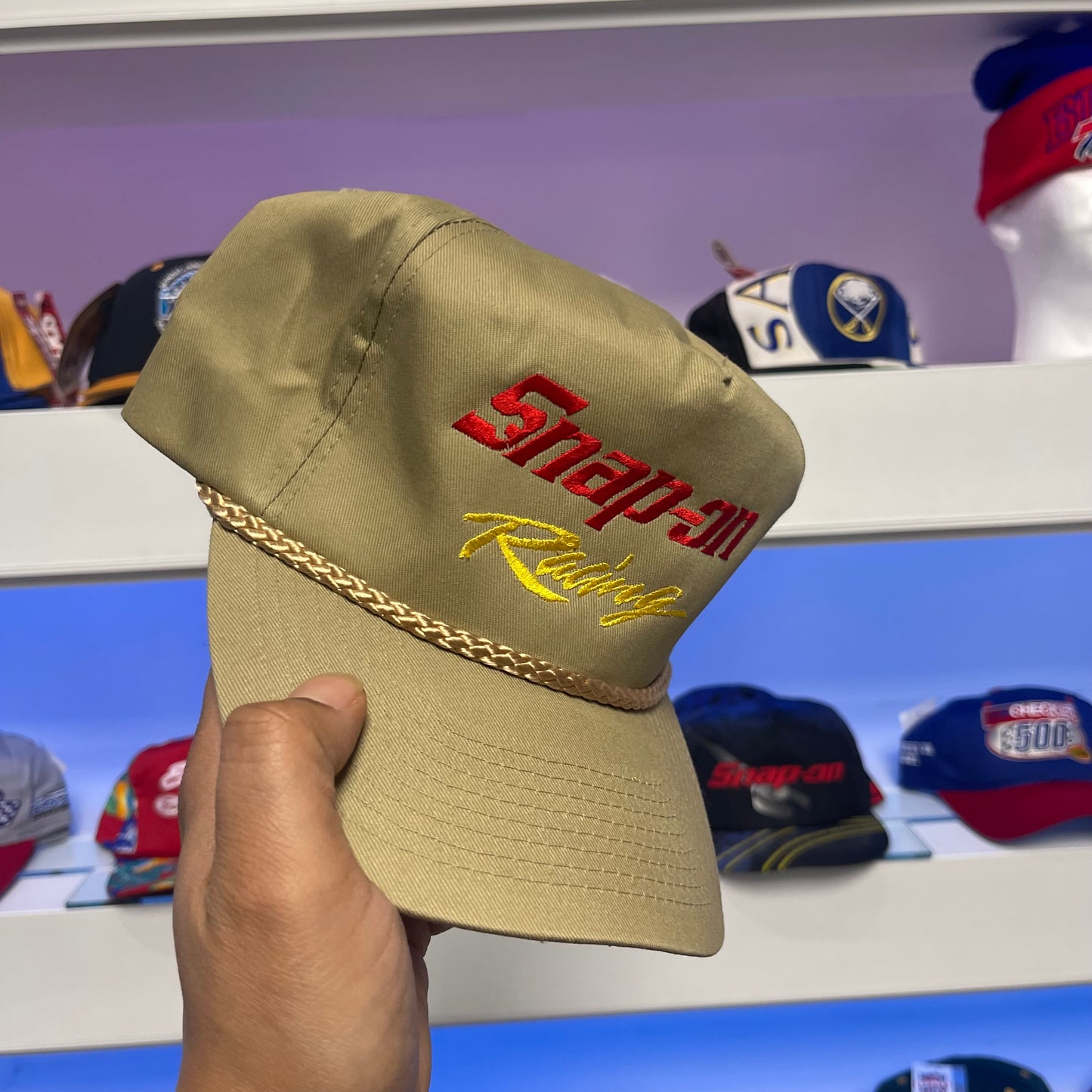 Vintage 1990s Snap-on Racing Twill Snap Back