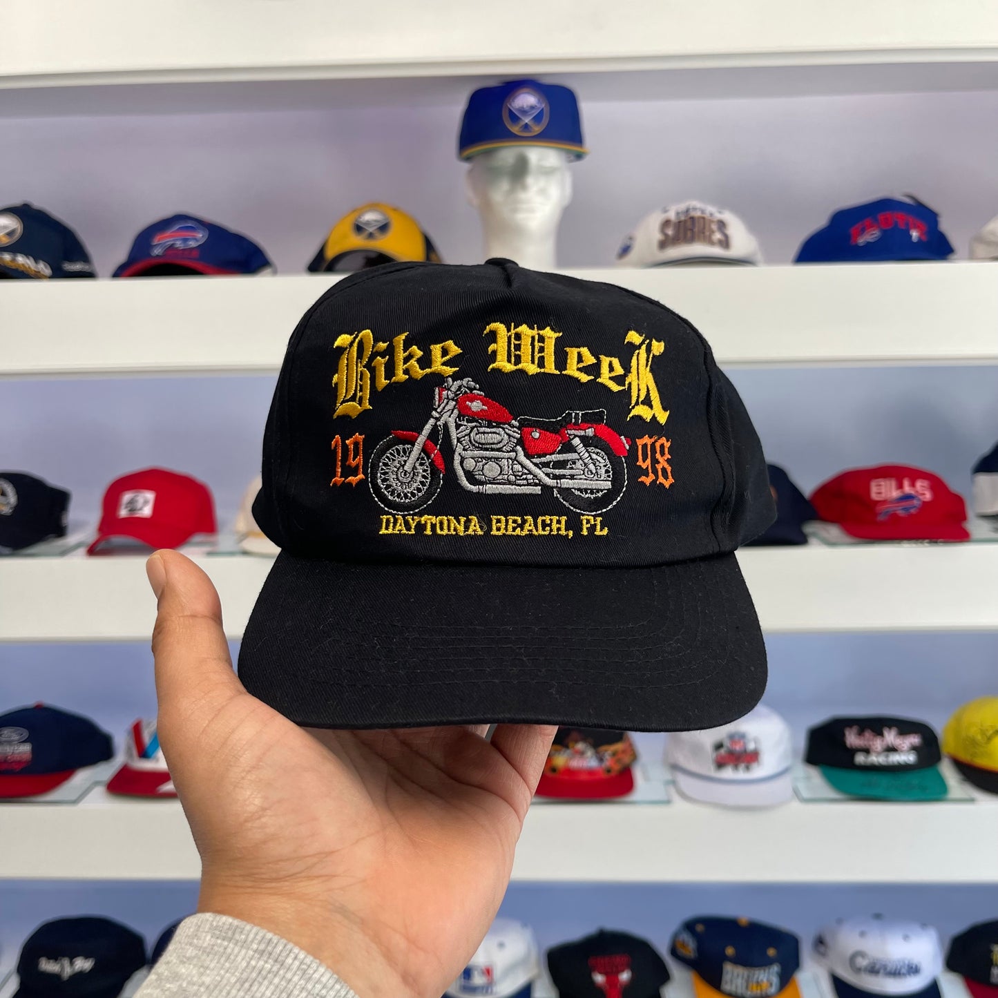 Vintage 1998 Bike Week Daytona Beach Fl Snap Back