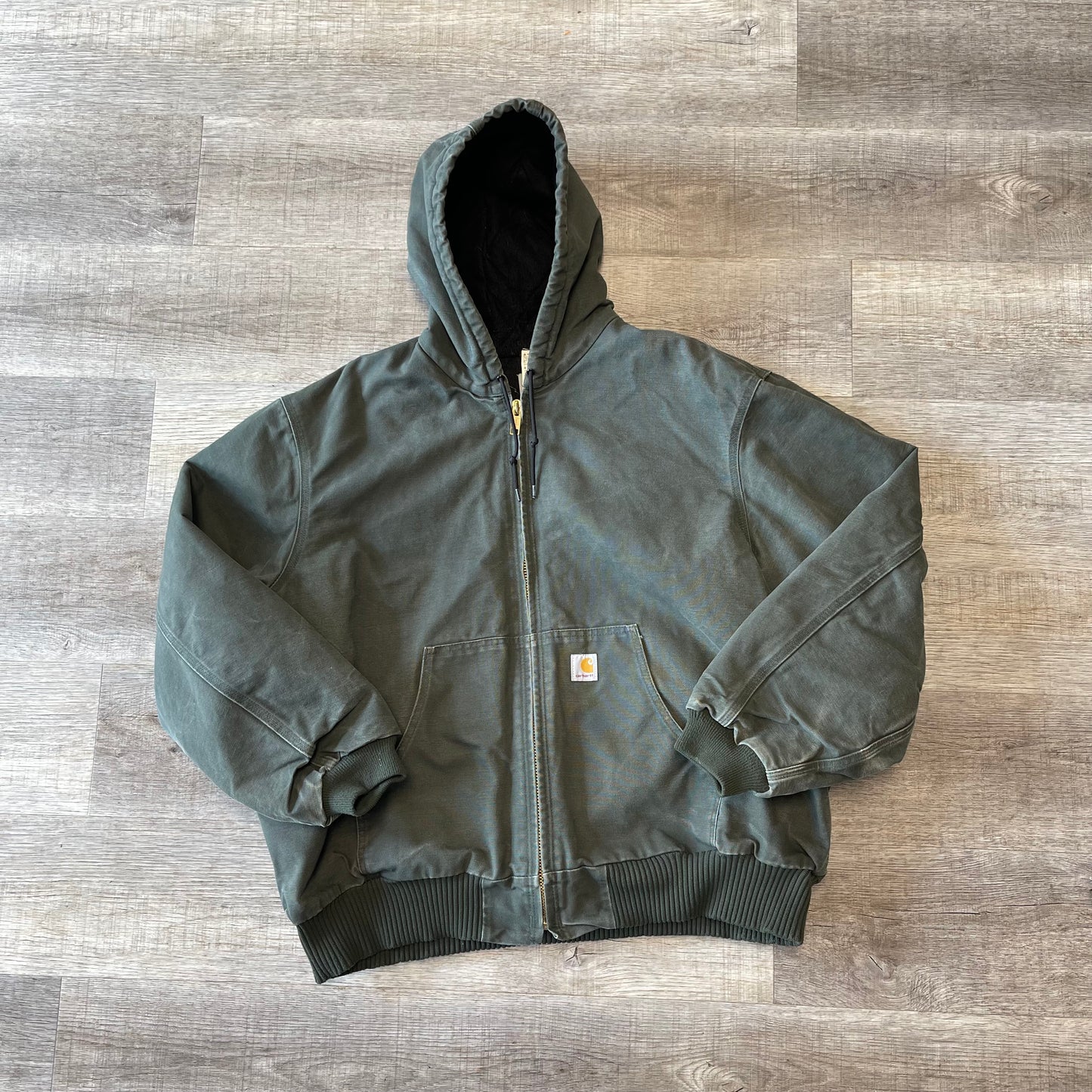 Vintage 1990s Olive Carhartt Jacket Size XXL