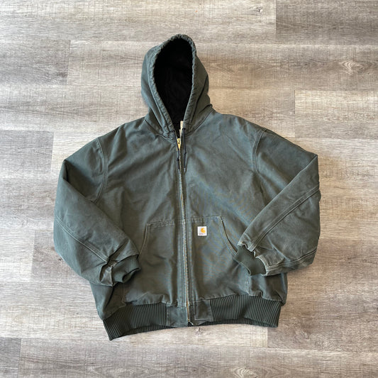Vintage 1990s Olive Carhartt Jacket Size XXL