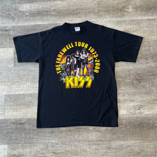 Vintage KISS - THE FAREWELL TOUR, 1973-2000 T-Shirt Size XL