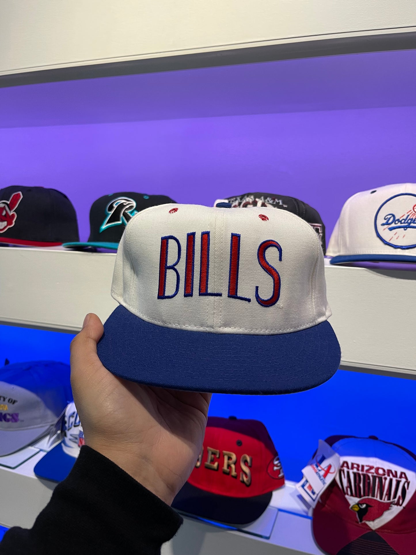 Vintage Buffalo Bills Wool Fitted Size 7 1/8