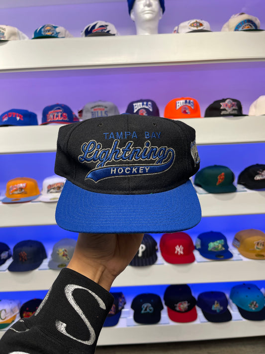 1990s Tampa Bay Lightning Wool Starter Snap Back