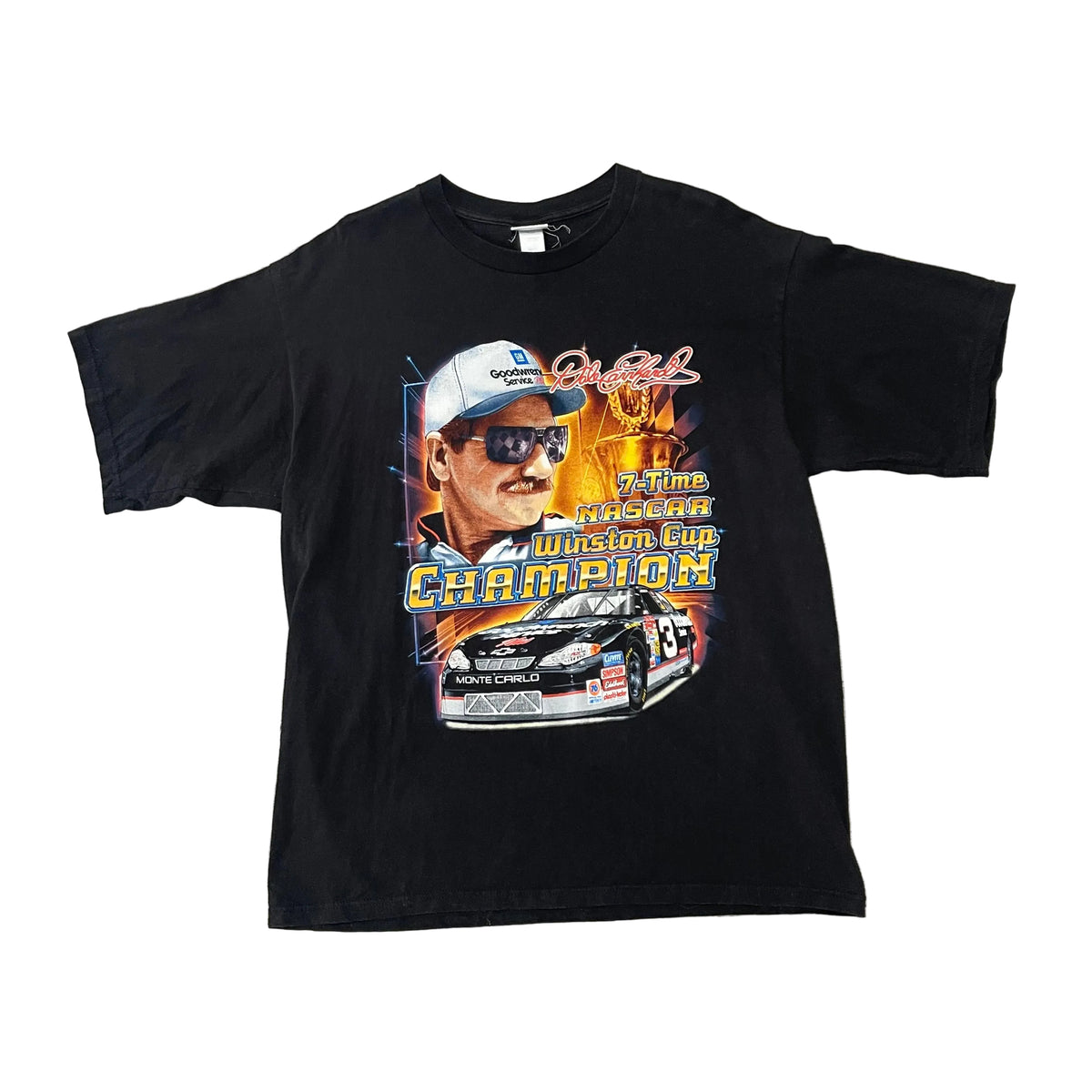 Vintage Dale Earnhardt 7-Time NASCAR Winston Cup Champion Shirt Size XL