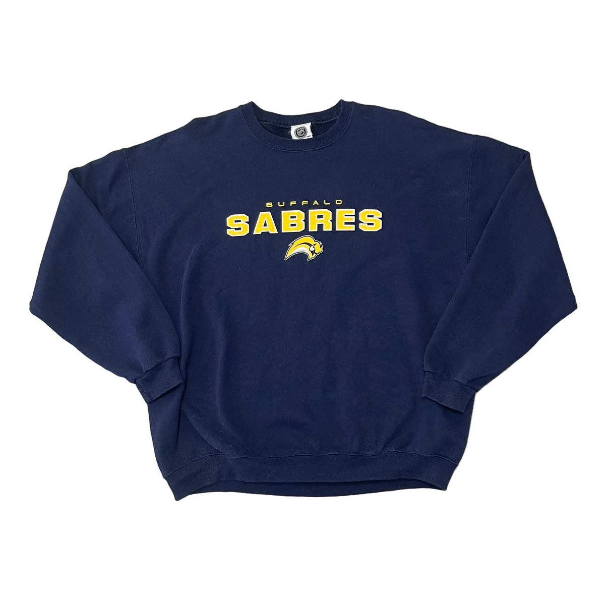 Vintage Buffalo Sabres Slugger Logo Sweatshirt Size XL