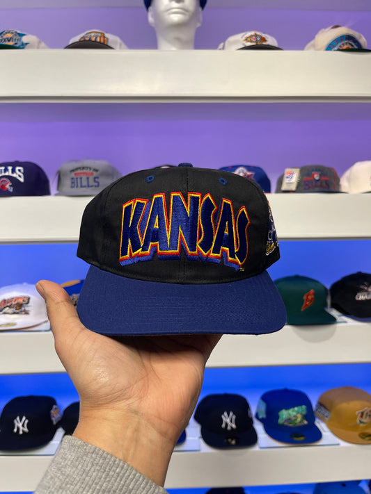 1990s NCAA Kansas Jayhawks Snap Back New with Tags