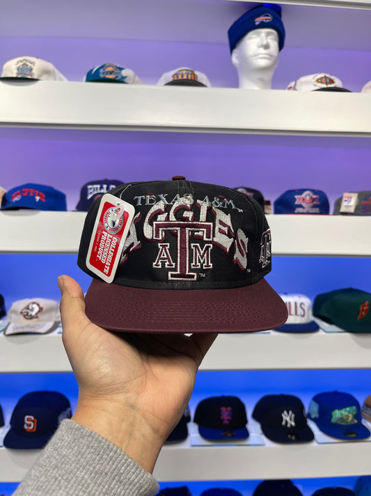 1990s NCAA Texas A&M Aggies Snap Back New with Tags