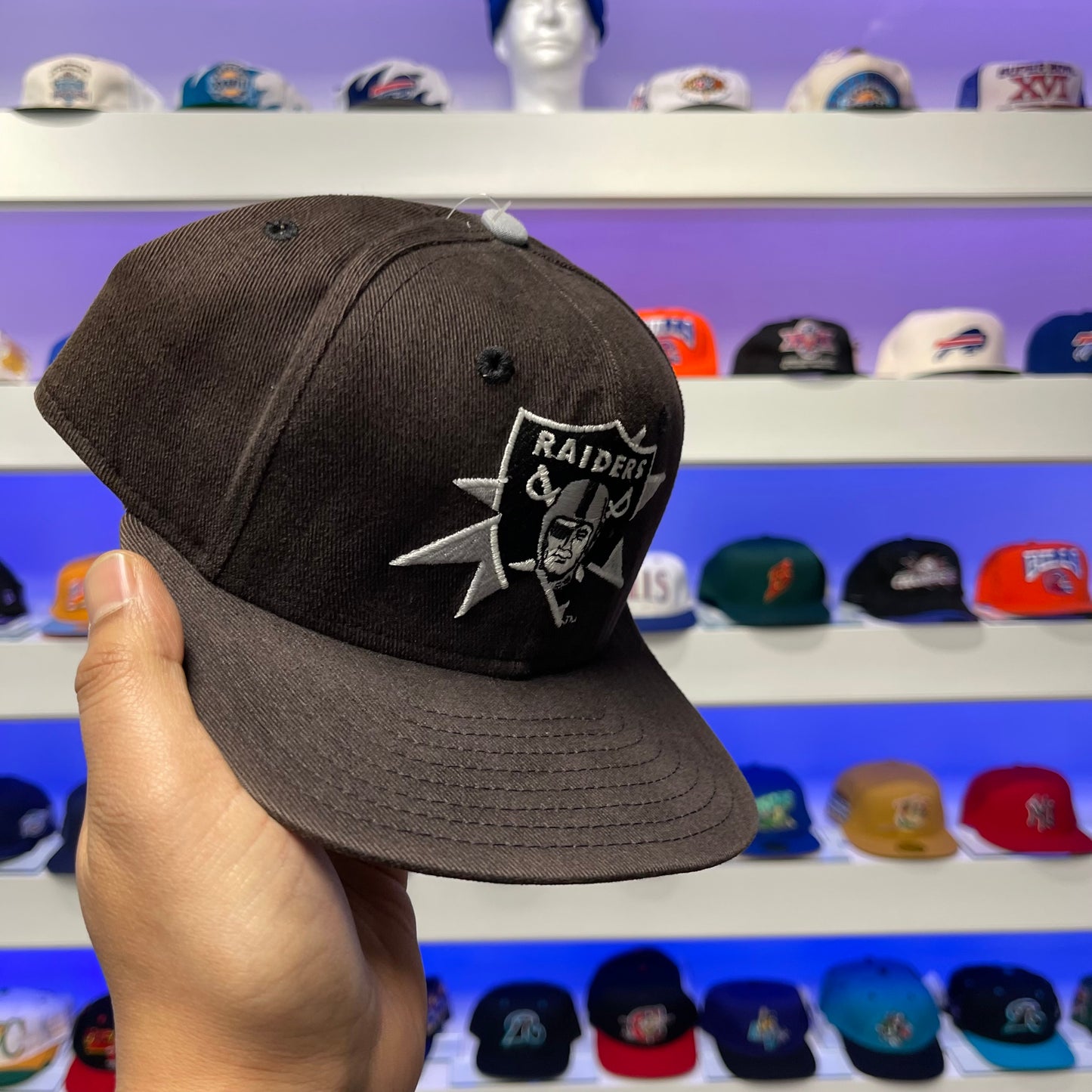 Oakland Raiders New Era Wool Snap Back