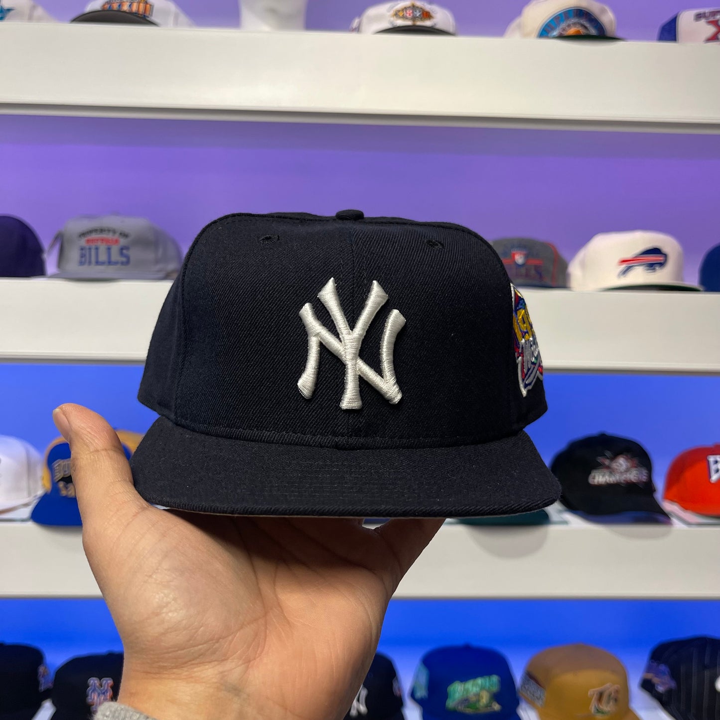 1999 Serie Mundial de los Yankees de Nueva York 59fifty New Era Lana Tamaño ajustado 7 3/4